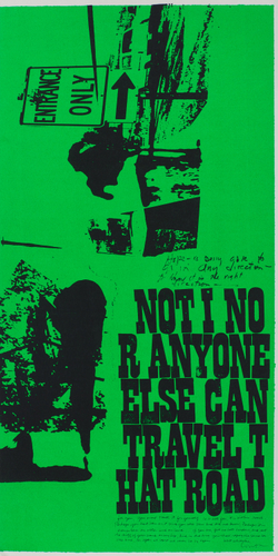 road signs (two parts)