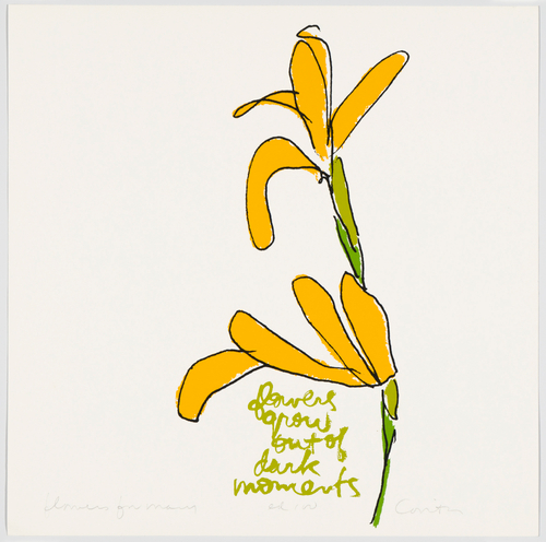 flowers for mary - yellow